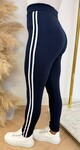 SUPER SOFT STRIPE LEGGING 1152/305 NAVY