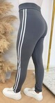 SUPER SOFT STRIPE LEGGING 1152 GREY