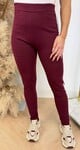 SUPER SOFT STRIPE LEGGING 1152 BORDEAUX