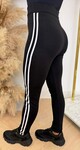 SUPER SOFT STRIPE LEGGING 1152 BLACK
