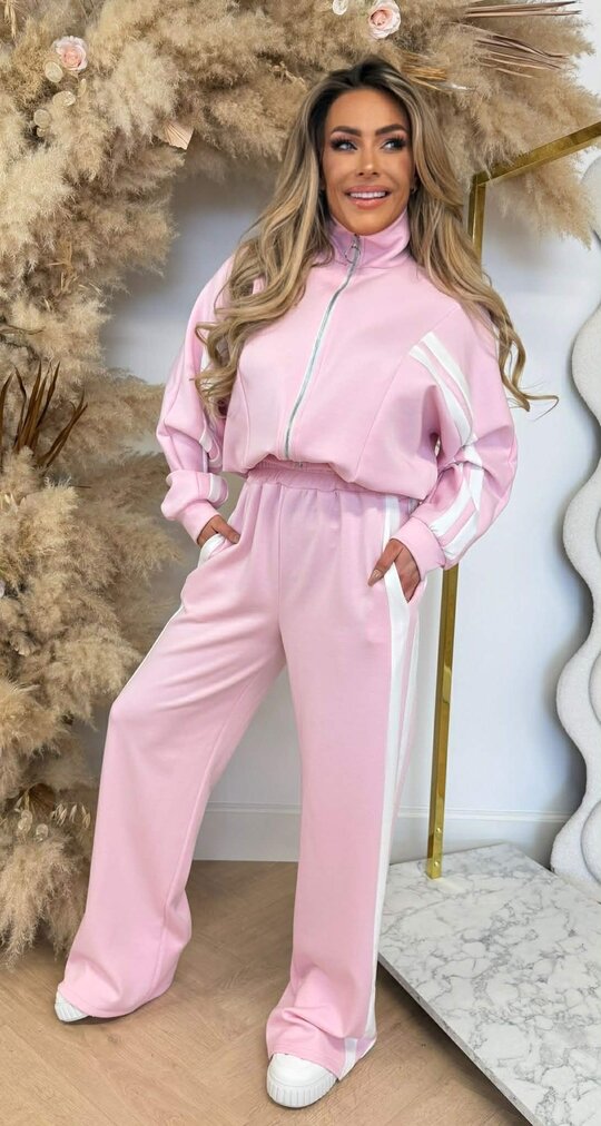 ELIN STRIPE SET PINK