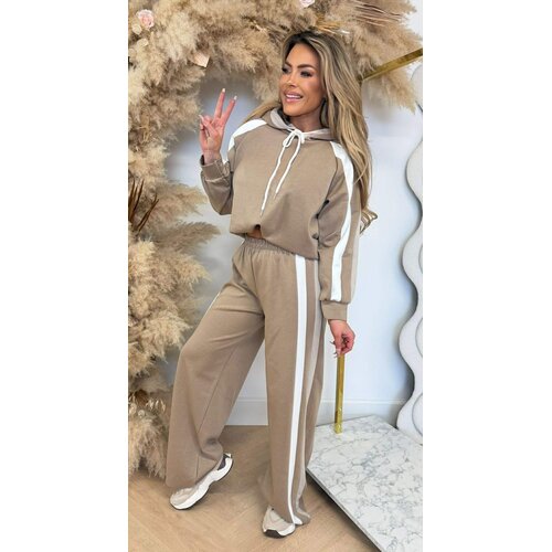 MAXIME STRIPE SET TAUPE