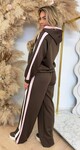 MAXIME STRIPE SET CHOCO