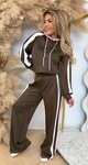MAXIME STRIPE SET CHOCO