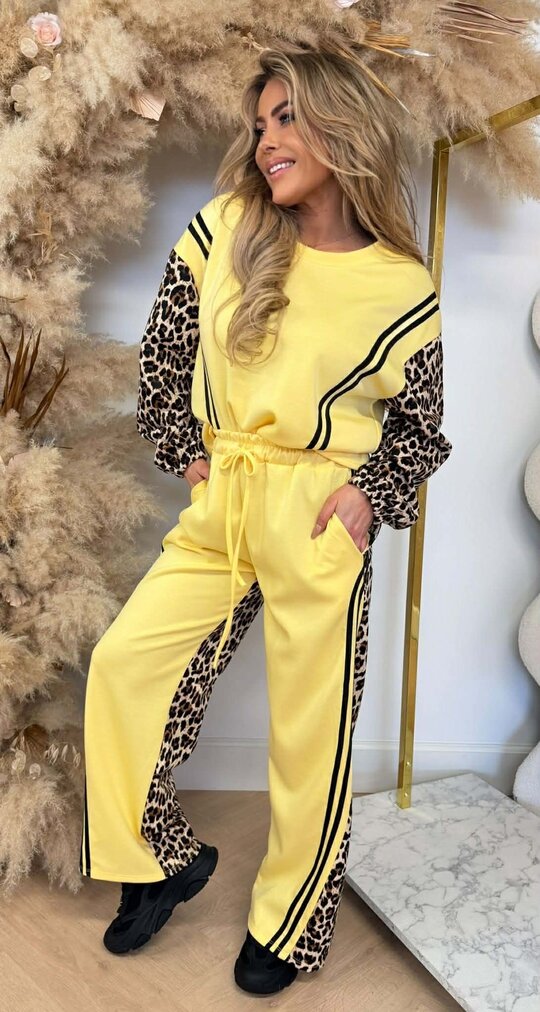 ROMY LEO STRIPE SET YELLOW