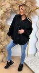 COTTON BLOUSE BLACK