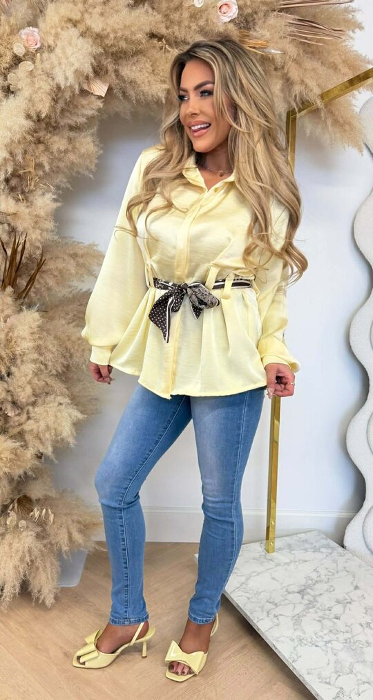 SATIN LUS BLOUSE YELLOW