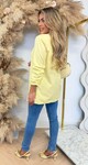 BRIANNA CROPPED MOUW BLAZER YELLOW