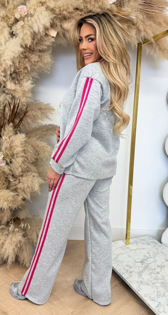 DEWI BASIC STRIPE SET GREY