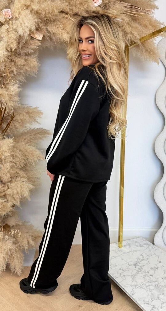 DEWI BASIC STRIPE SET BLACK