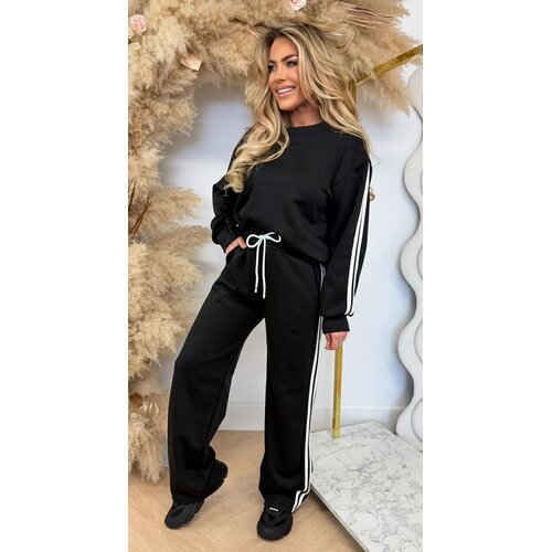 DEWI BASIC STRIPE SET BLACK