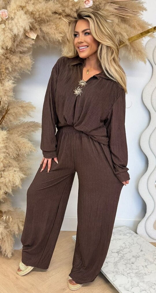 SUNNY TWO PIECE SET 955 CHOCO