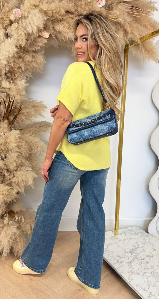 JASMIJN ROUND SOFT SHIRT YELLOW