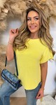 JASMIJN ROUND SOFT SHIRT YELLOW