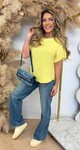JASMIJN ROUND SOFT SHIRT YELLOW