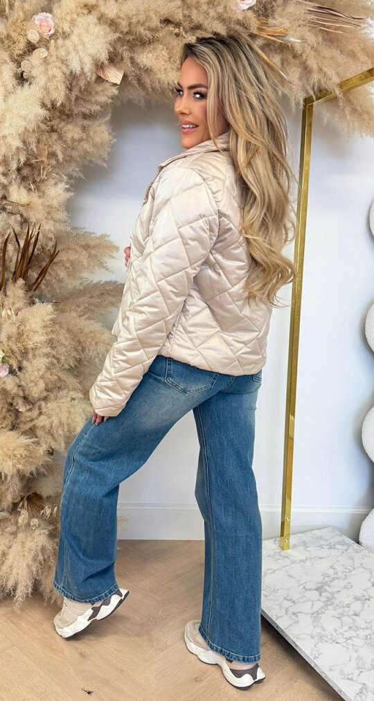 BELLA PUFFER JACKET BEIGE