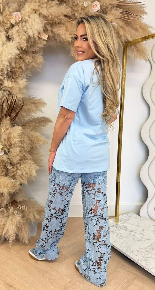 ST TROPEZ TEE 167 ICEBLUE