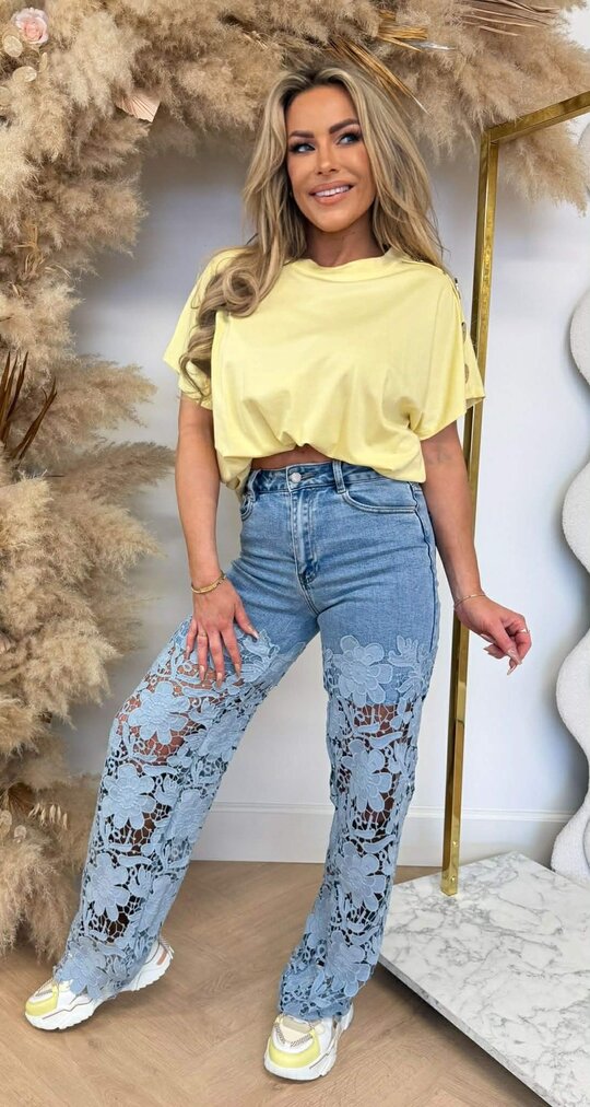 ITALY BUTTON TOP BUTTERYELLOW ITALY BUTTON TOP BUTTERYELLOW