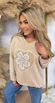 PAILLET V SWEAT BEIGE