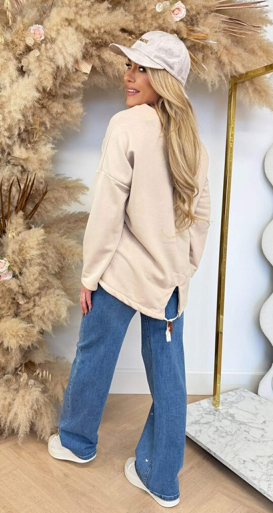 PAILLET V SWEAT BEIGE