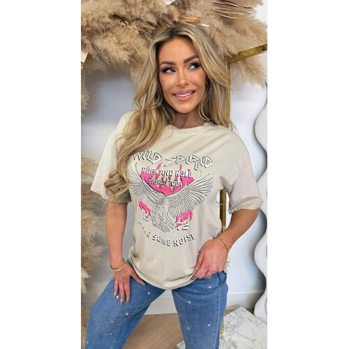 WILD SPIRIT TEE BEIGE