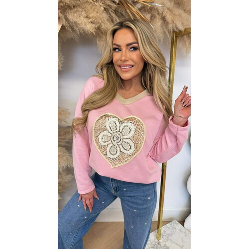 PAILLET V SWEAT PINK