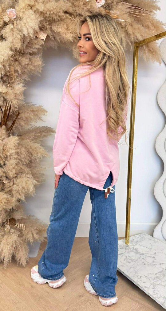 PAILLET V SWEAT PINK