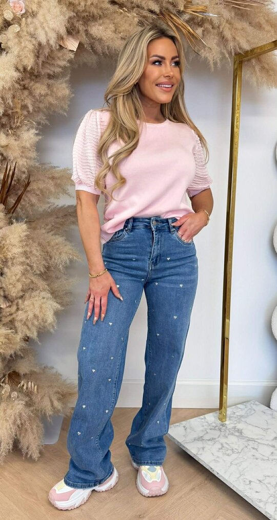 RIBBEL MOUW TEE 9050 PINK