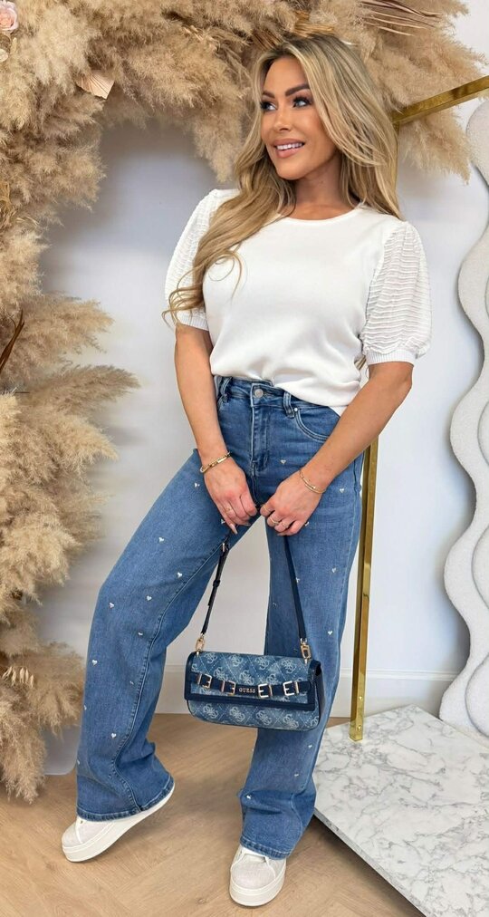 RIBBEL MOUW TEE 9050 OFFWHITE