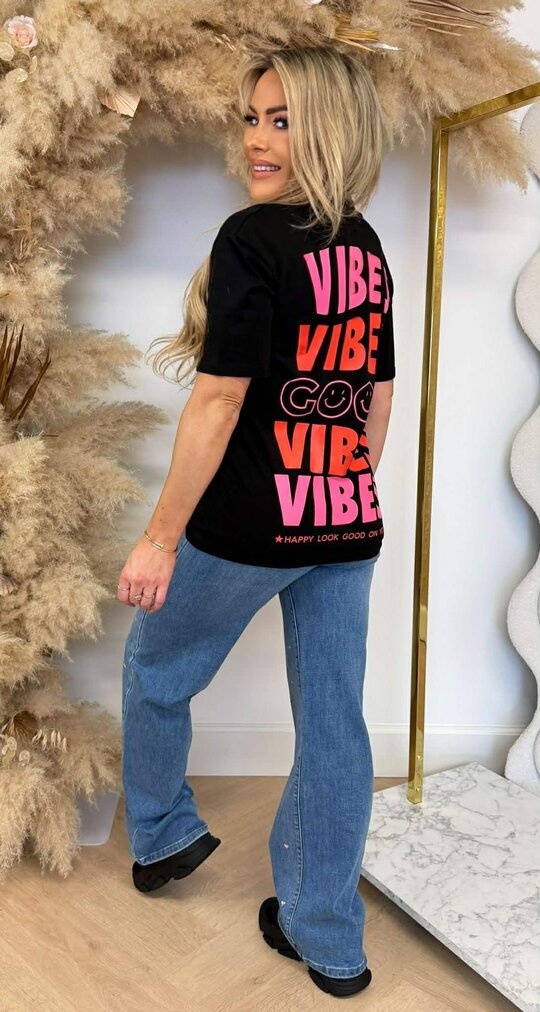 GOOD VIBES TEE 237 BLACK