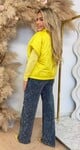 FASHION PUFFER BODYWARMER YELLOW FASHION PUFFER BODYWARMER YELLOW