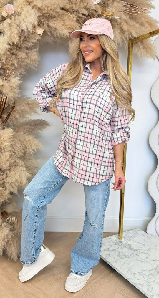 DAMAGDE RUIT BLOUSE PINK DAMAGDE RUIT BLOUSE PINK