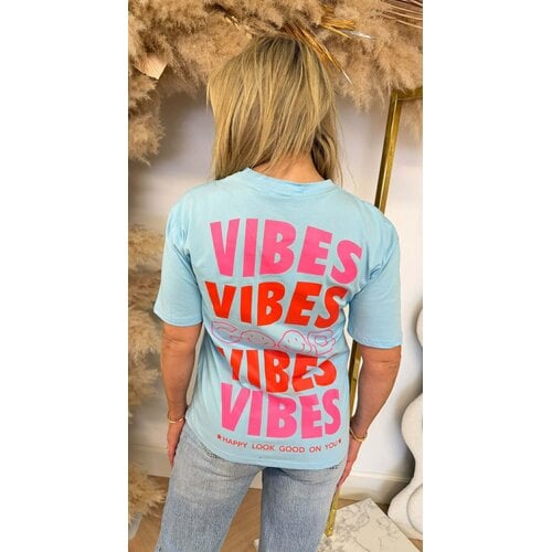 GOOD VIBES TEE 237 ICEBLUE