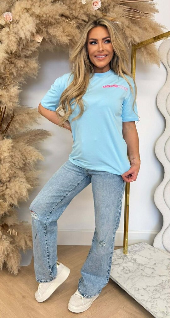 GOOD VIBES TEE 237 ICEBLUE