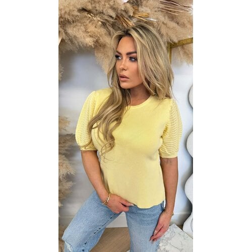 RIBBEL MOUW TEE 9050 YELLOW