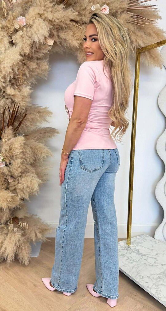 TRAVEL ELLE GOLDEN TOP PINK