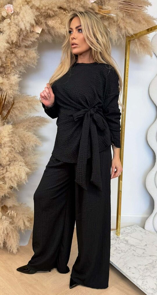 LIZA KNOOP SET BLACK LIZA KNOOP SET BLACK