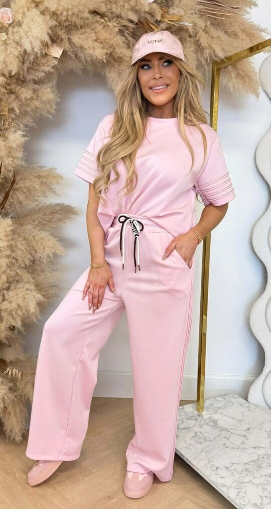 GOLDEN TWO PIECE SET PINK GOLDEN TWO PIECE SET PINK