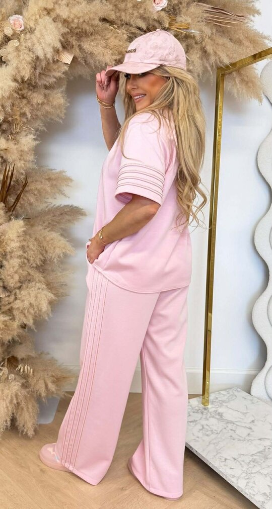 GOLDEN TWO PIECE SET PINK GOLDEN TWO PIECE SET PINK
