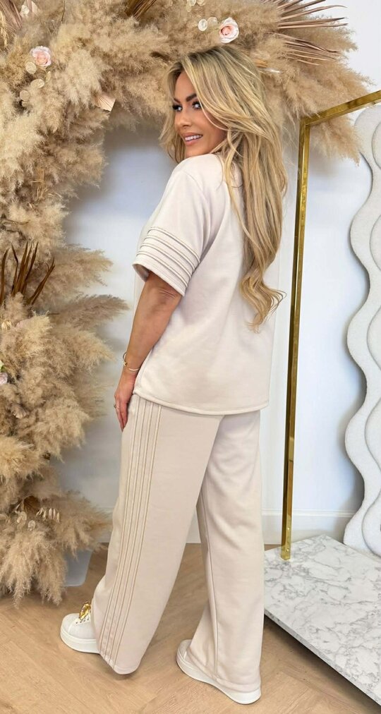 GOLDEN TWO PIECE SET BEIGE