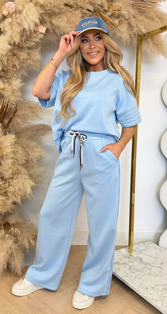 GOLDEN TWO PIECE SET ICEBLUE