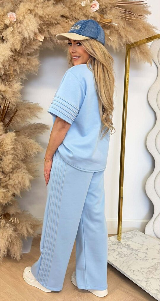 GOLDEN TWO PIECE SET ICEBLUE