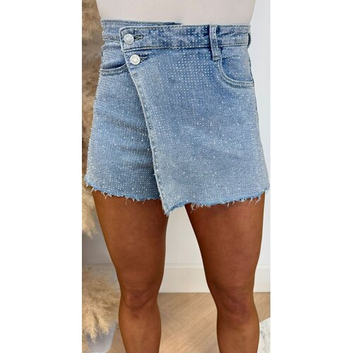 HELLO MISS GLITTER SKORT HM 1528-2 LIGHTBLUE