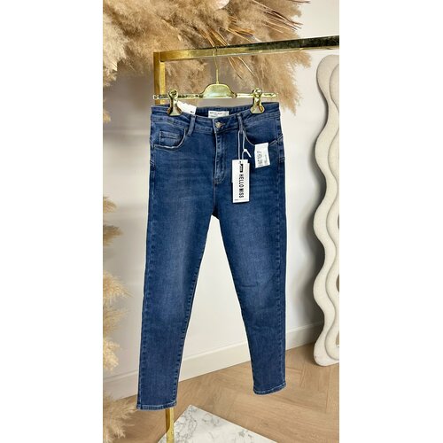 HIGH WAIST PUSH UP SKINNY JEANS 5363-2 DARKDENIM