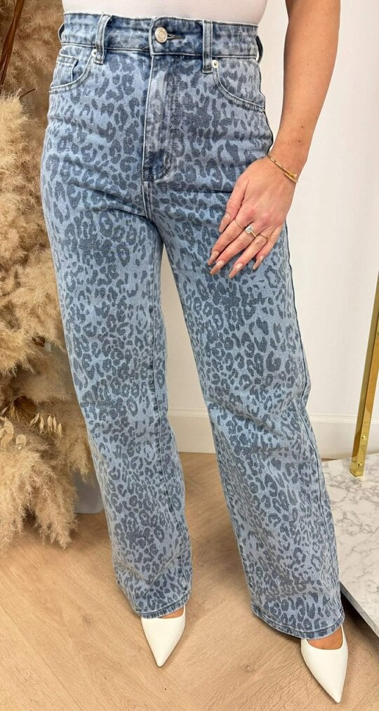 LEOPARD JEANS 3366-1 DENIMBLUE