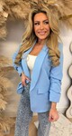 MUSTHAVE CROPPED MOUW BLAZER ICEBLUE