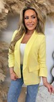 MUSTHAVE CROPPED MOUW BLAZER BUTTERYELLOW