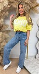 LACY SOHO TEE 5481 YELLOW LACY SOHO TEE 5481 YELLOW