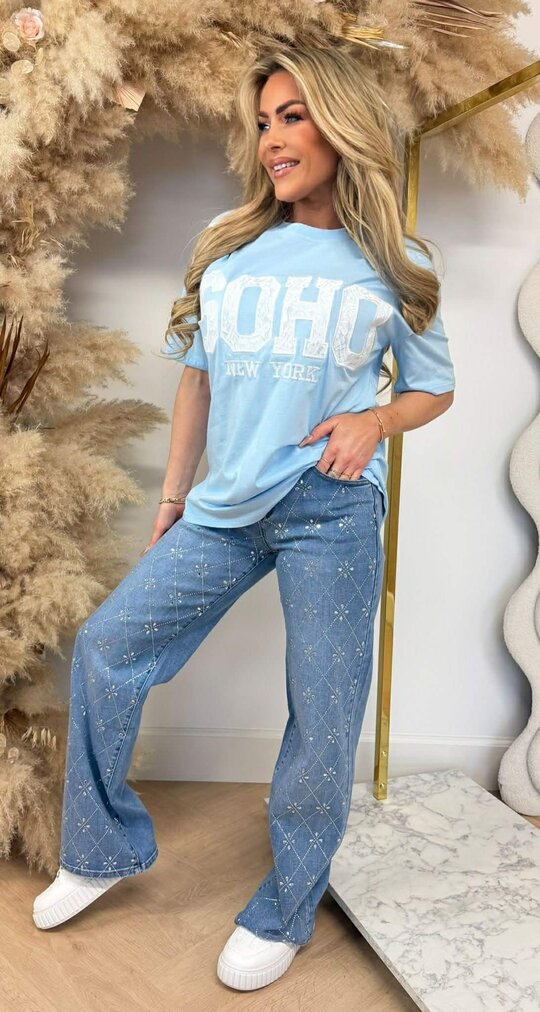 LACY SOHO TEE 5481 ICEBLUE LACY SOHO TEE 5481 ICEBLUE