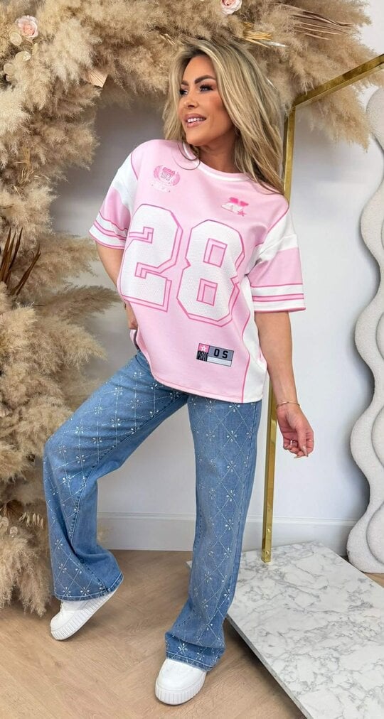 28 BASEBALL SHIRT PINK